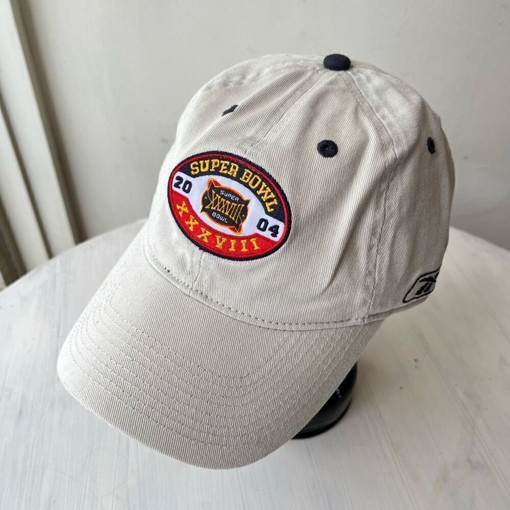 Reebok Super Bowl XXXVIII 2004 Hat Houston NFL Collectible Cap NWOT